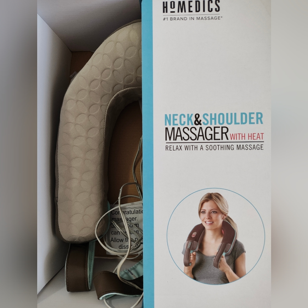 Homedics Neck & Shoulder Massager - Gray and Blue